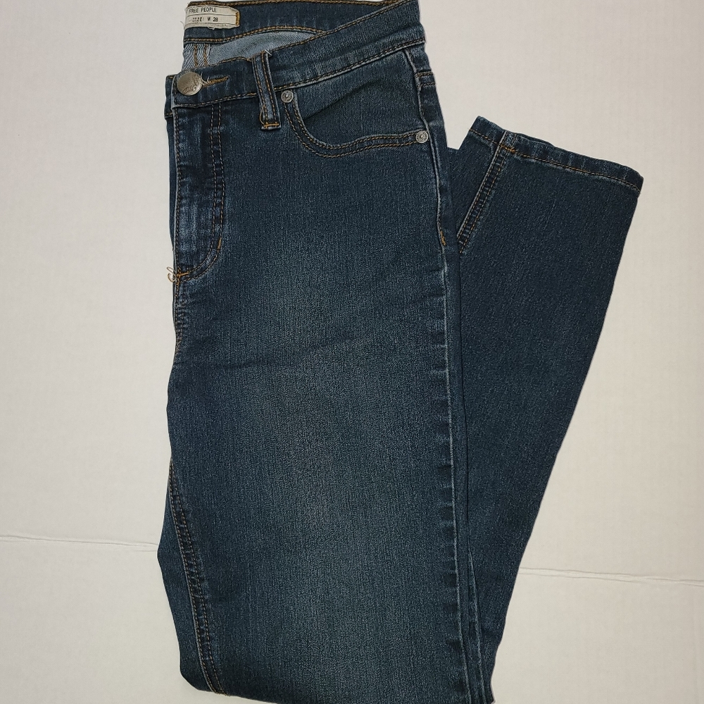 Free People Woman's Blue Jeans -  Size 28